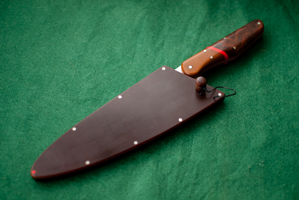 KCK Chef Knife with saya - an Ode to micarta - Image 2