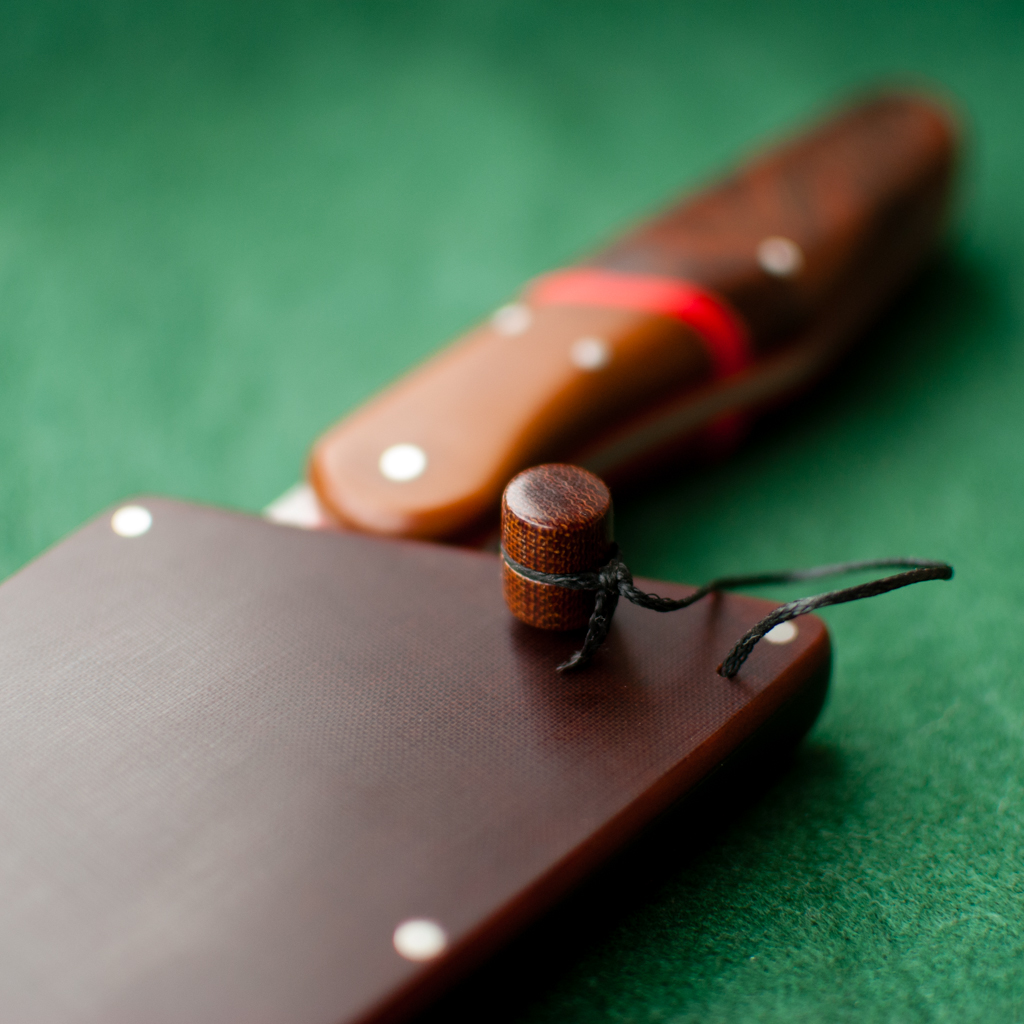 KCK Chef Knife with saya - an Ode to micarta - Image 3